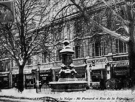 Cent ans après rue de la Ré sous la neige