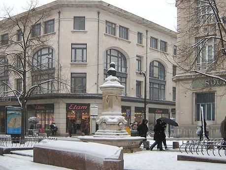 Cent ans après rue de la Ré sous la neige