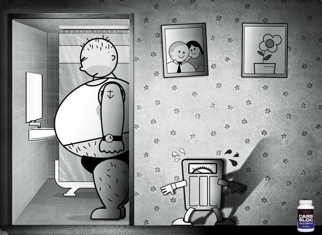 La pub du jour : Jouez sur le décalé [Minceur]