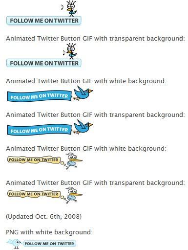 bouton suivez moi sur Twitter