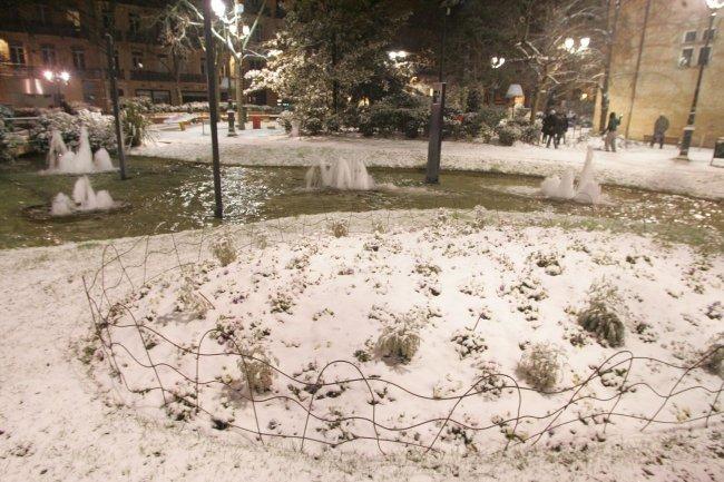 Toulouse sous la neige depuis 3 jours