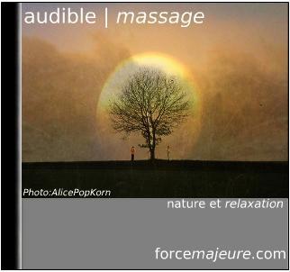 Audible massage: du piano, des grillons, de la détente!
