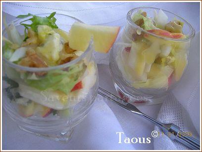 Salade d'hiver en verrine