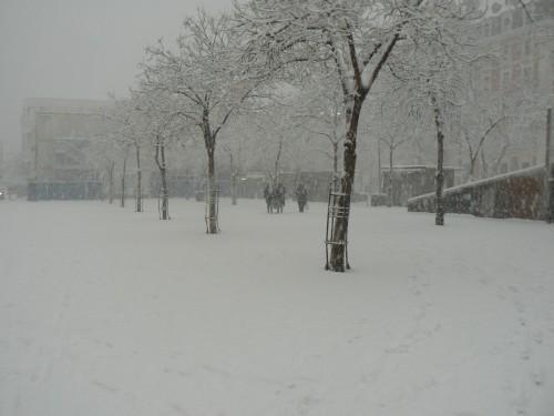 Marseille sous la neige