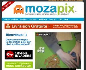 Mozapix - visuels pixelisés