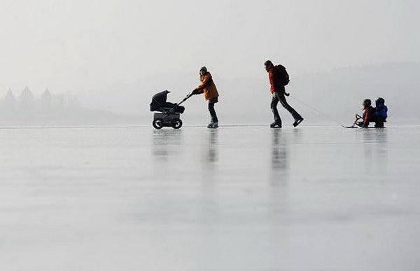 L'Europe sous la neige