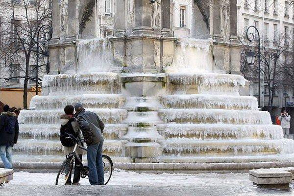 L'Europe sous la neige