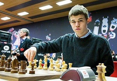 le norvégien Magnus Carlsen, un des grands favoris du tournoi - photo Fred Lucas 