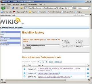 Wikio Backlinks