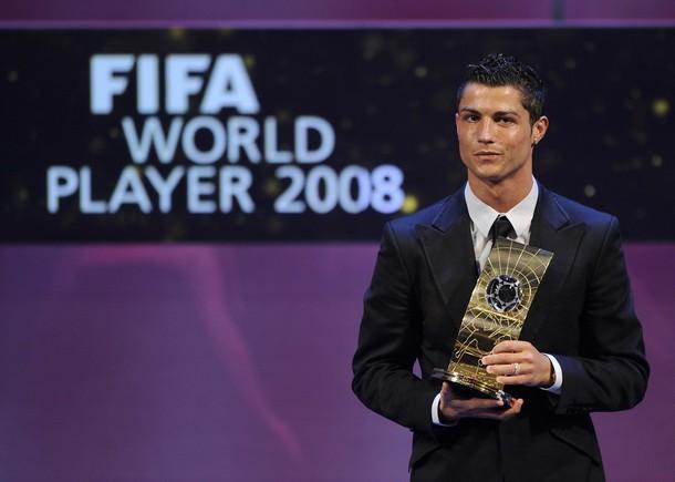 Cristiano Ronaldo, meilleur joueur de l'année 2008