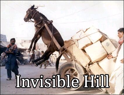 Invisible hill
