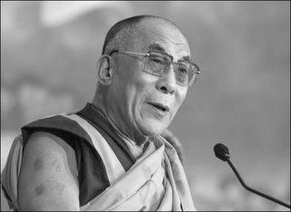 dalai lama, rome en images, italie