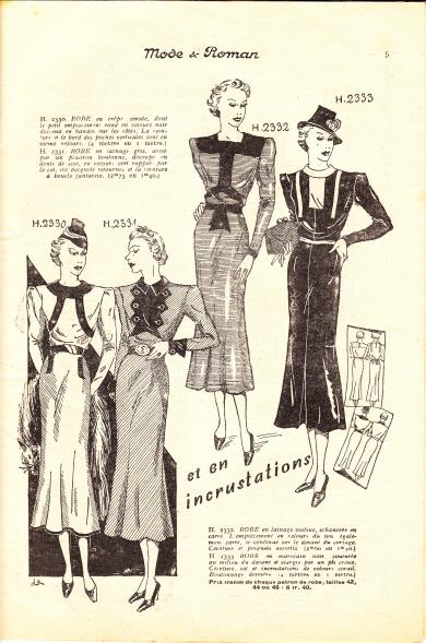 La mode de 1937