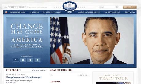 Obama : Nouveau site pour la White House