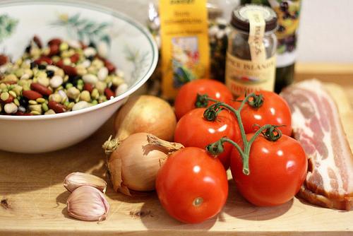 Tomates & légumineuses