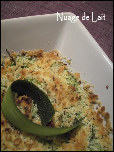 Crumble de Courgettes au Chèvre Frais Crumble de Courgettes au Chèvre Frais