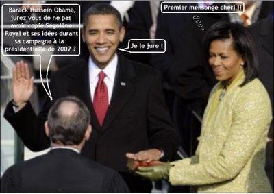 Détournons les images : le premier mensonge de Barack Obama