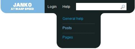 Janko Menu, Menu au top