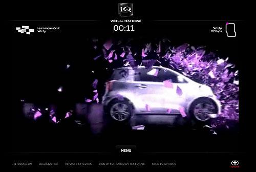 Virtual Test Drive pour la Toyota IQ