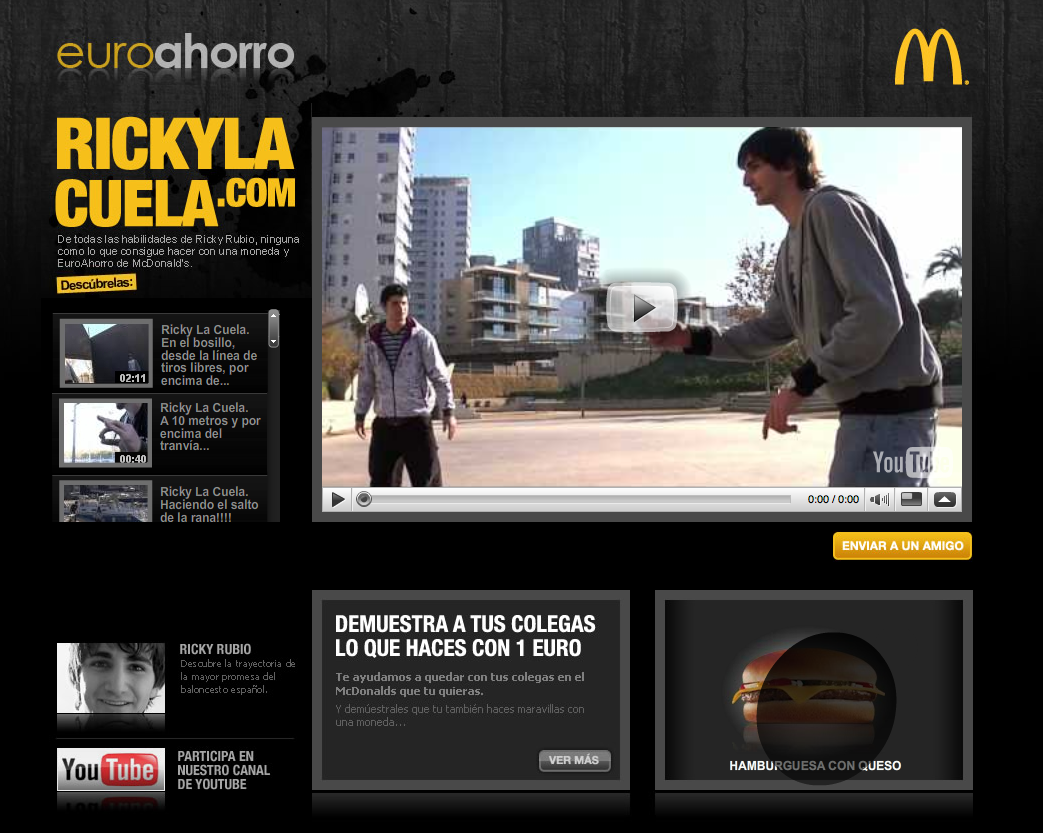 Ricky Rubio nouvelle star de McDonald’s