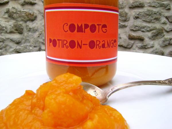 Compote Potiron Orange