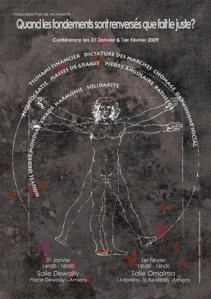 Graphisme : Affiche et Livret pour l'ass. Pain de Vie