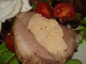 Au réveillon : l'entrée, chic et légère avec le magret au foie gras