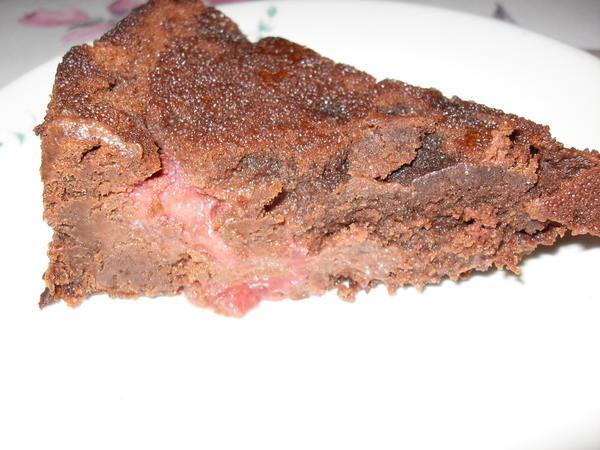Fondant chocolat/fraises
