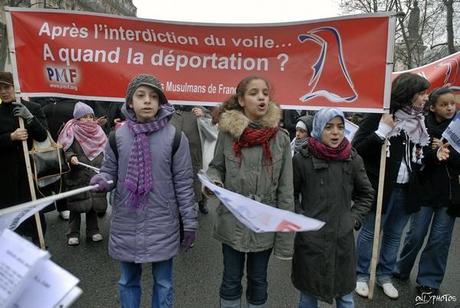 Manifestion du parti des musulmans de France
