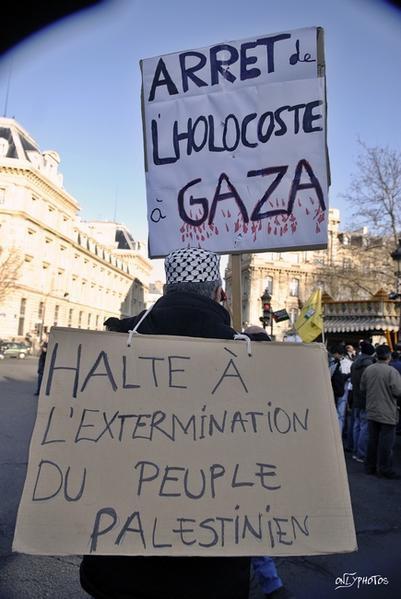 Manifestation Contre L'intervention Israélienne à Gaza