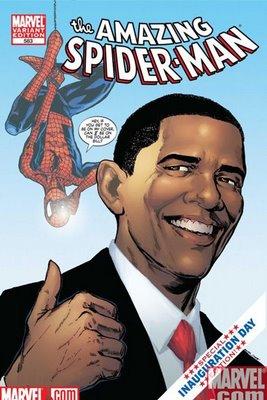 Obama dans spiderman