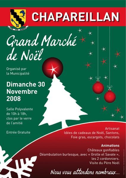 Grand Marché de Noël dimanche 30 novembre