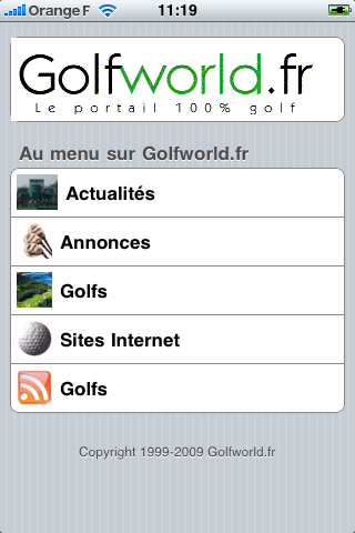 Migrer un site sur iPhone / iPod Touch
