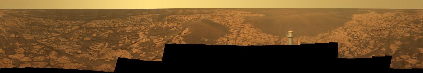 Panorama Santorini de Mars photographié par Opportunity