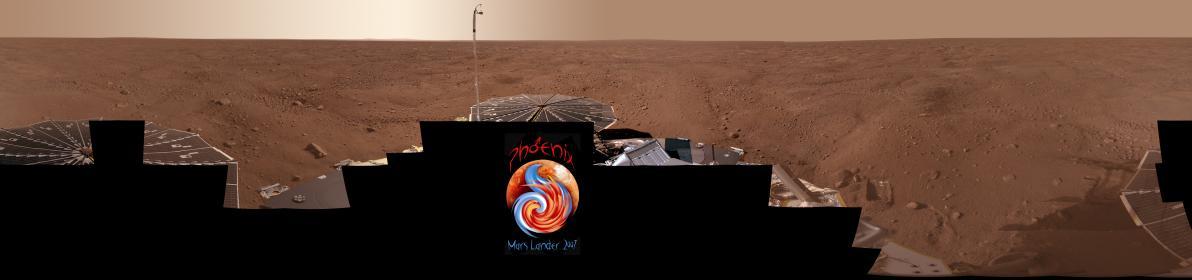 Panorama de Mars photographié par le robot Phoenix