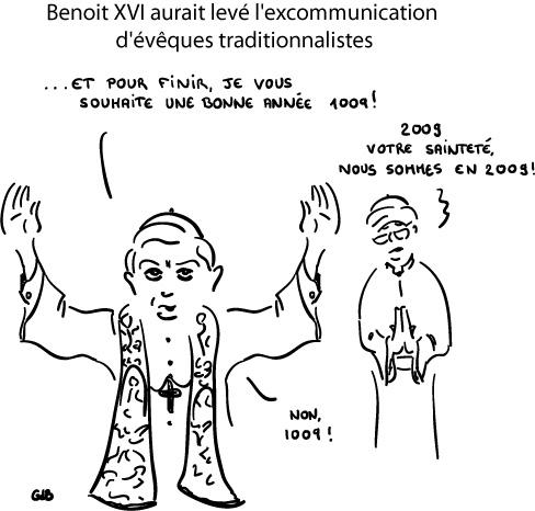 Benoit XVI aurait levé l'excommunication d'évêques traditionnalistes