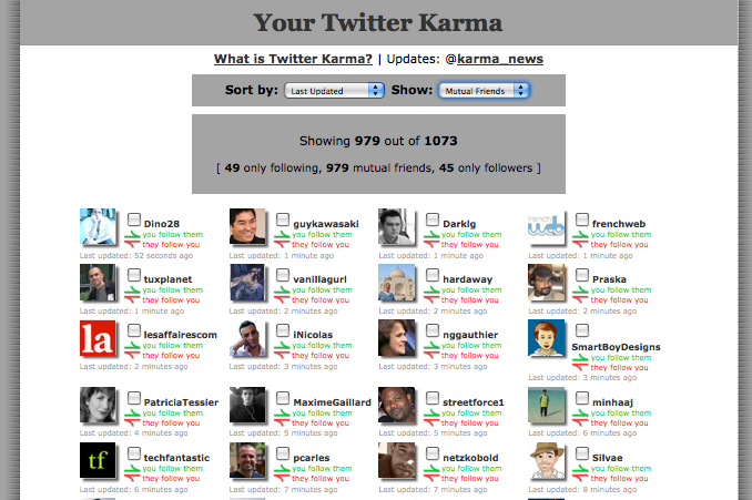 twitter-karma Trois services pour gérer vos followers sur twitter