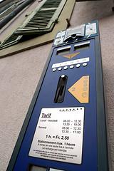 Parcomètre à Lausanne