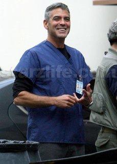 Exclusif : Les 1ères photos de Clooney aux Urgences...