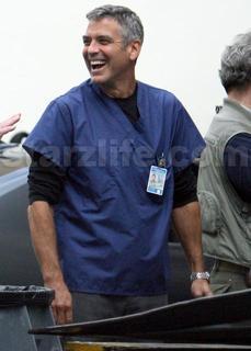 Exclusif : Les 1ères photos de Clooney aux Urgences...