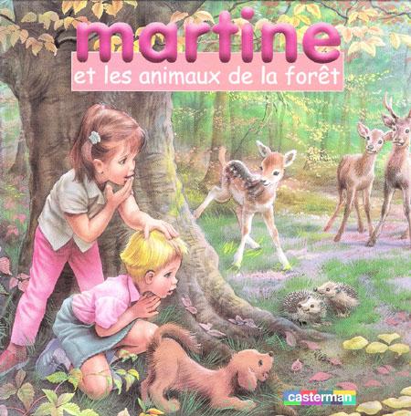 Martine et les animaux de la forêt