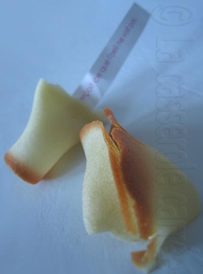 Fortune cookies (biscuits chinois)