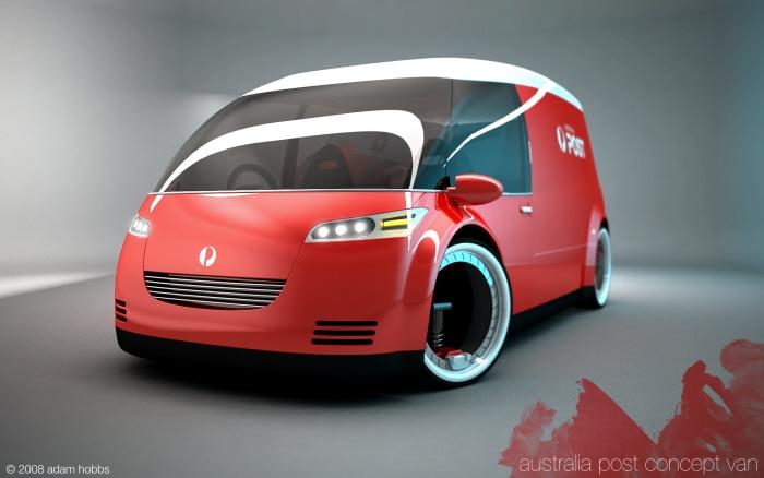 Van & Segway Concept par Adam Hobbs
