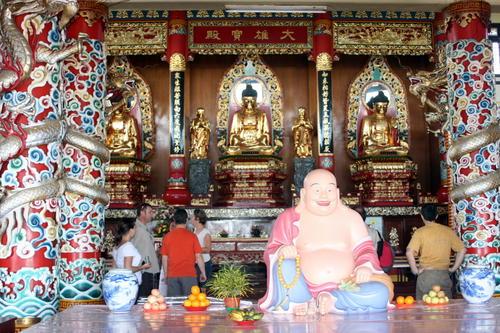 Temple Chinois à Sandakan, île de Bornéo