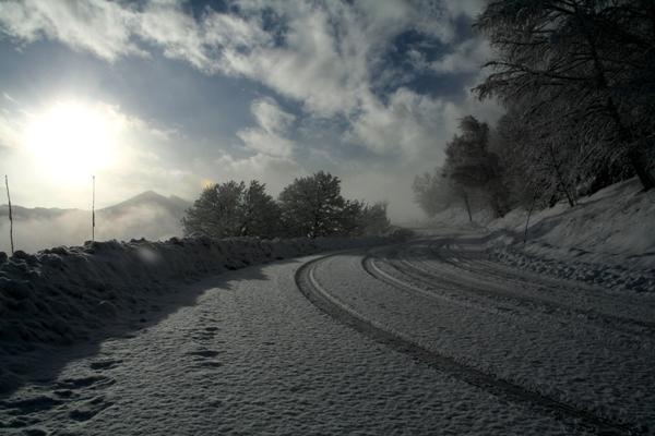 Un jour d'hiver à la montagne