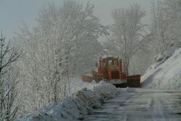 Un jour d'hiver à la montagne