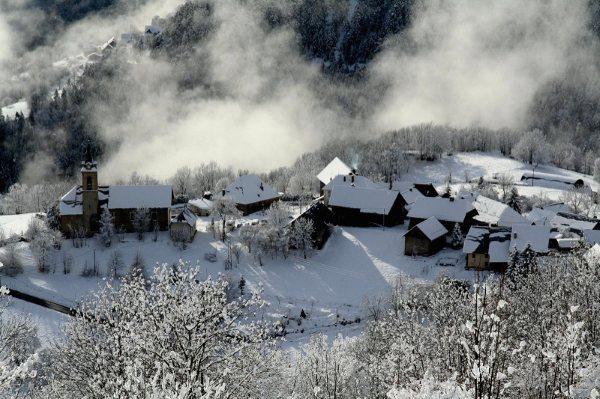 Un jour d'hiver à la montagne