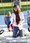 Jessica Alba et sa petite fille : la balançoire, il n'y a que ça de vrai !