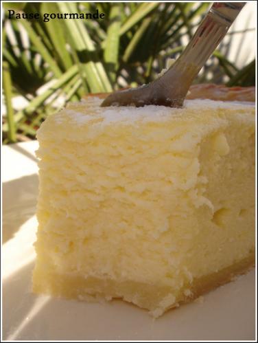 Cheesecake chocolat blanc avec pâte aux petits-suisses