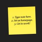 Un post-it toujours sur votre écran